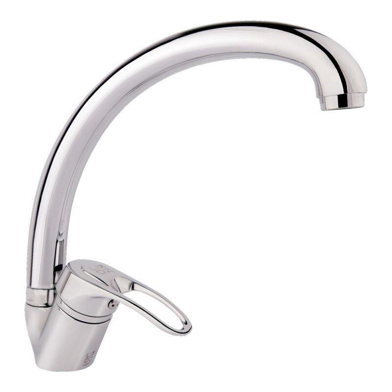 Смеситель для кухни Lidz 16 37 LIDZCRM163700803 однорычажный Хром (61544)