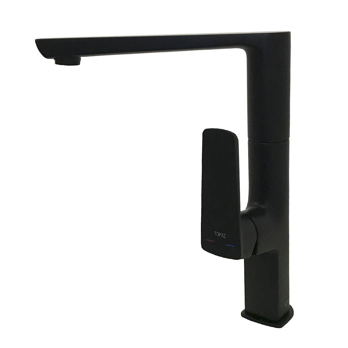 Смеситель для кухни TOPAZ LEXI-TL-21401-H57-BB 000018084 однорычажный Черный (108459)