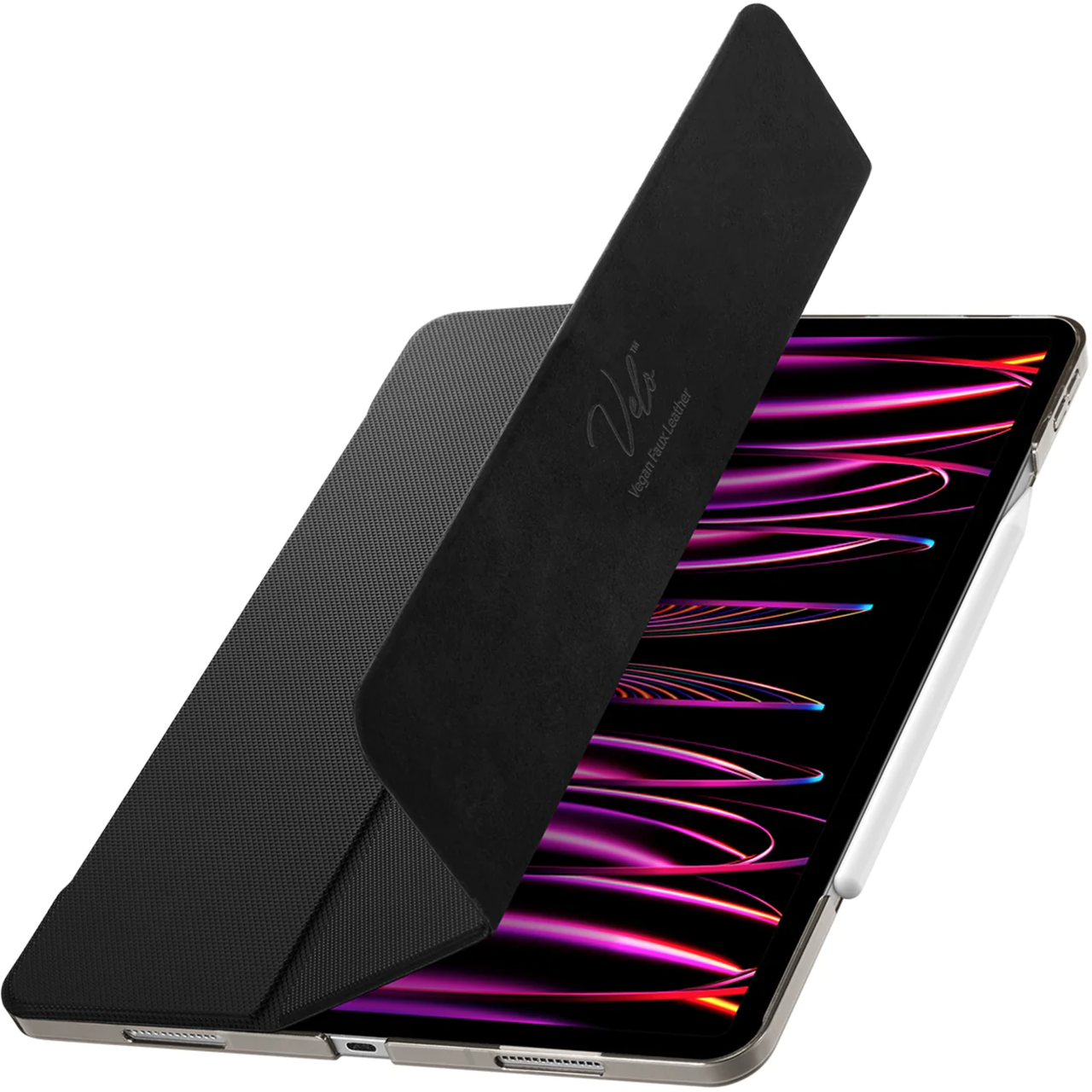 Чехол-книжка Spigen Liquid Air Folio for iPad 12,9 2020-2022 M1/M2 Black (ACS02884) - фото 6