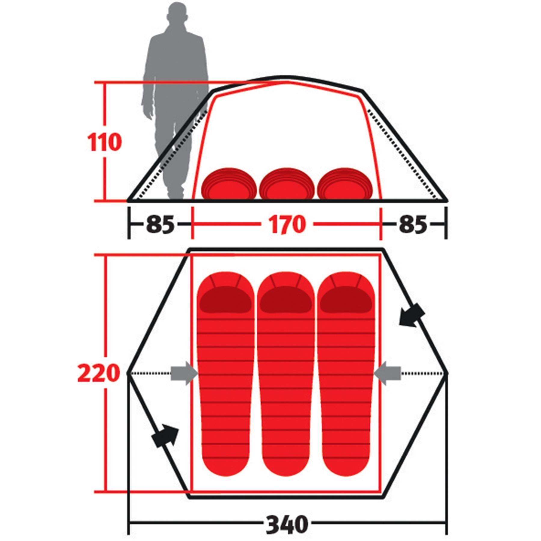 Намет Wechsel Charger 3 TL Laurel Oak (231009) - фото 3 Намет Wechsel Charger 3 TL Laurel Oak (231009) - фото 3