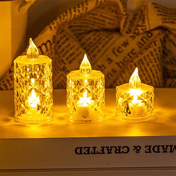 Набір LED-свічок різного розміру 6 шт. (C01205-1) - фото 8 Набір LED-свічок різного розміру 6 шт. (C01205-1) - фото 8