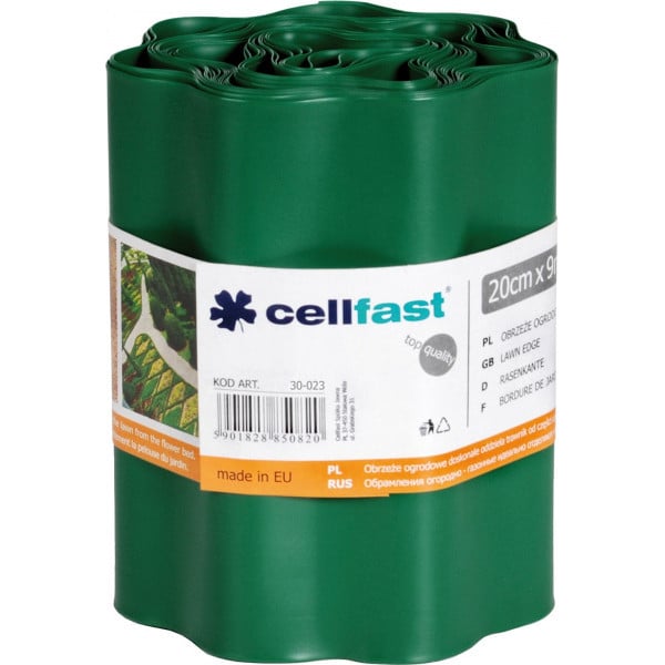 Бордюрная лента Cellfast огородно-газонный 30 Dark green (30-023)