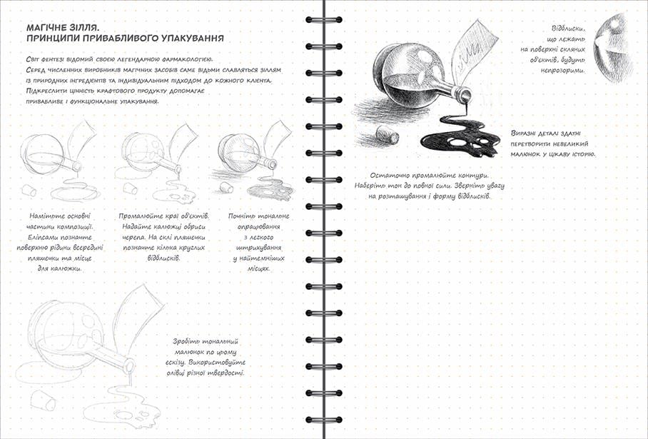 Скетчбук Уроки рисования Рисуем фэнтези (9789665262541) - фото 7