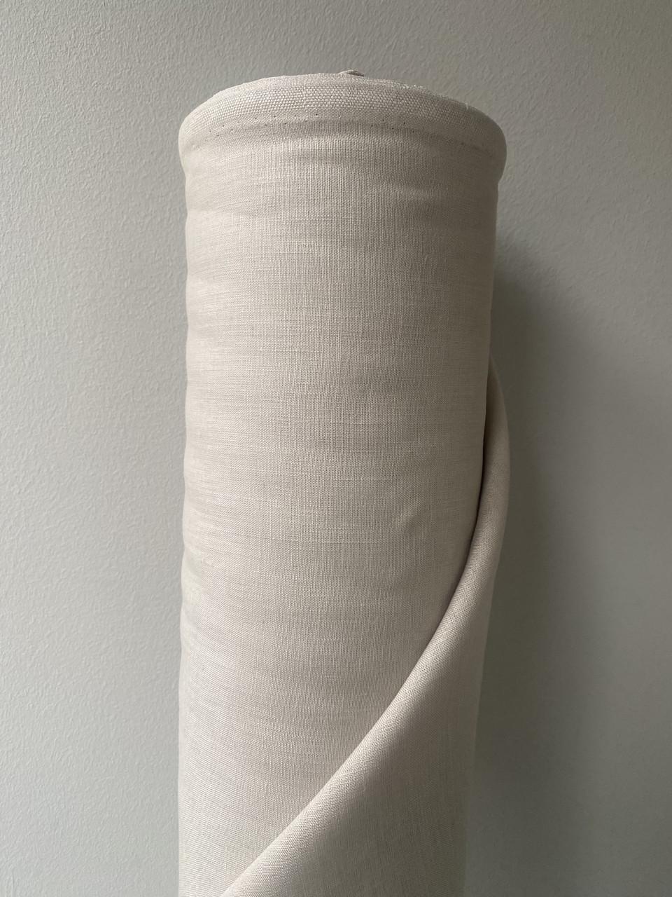 Тканина костюмна пом'якшена LINEN PLUS 100% льон 143 см 331 Бежевий - фото 2 Тканина костюмна пом'якшена LINEN PLUS 100% льон 143 см 331 Бежевий - фото 2