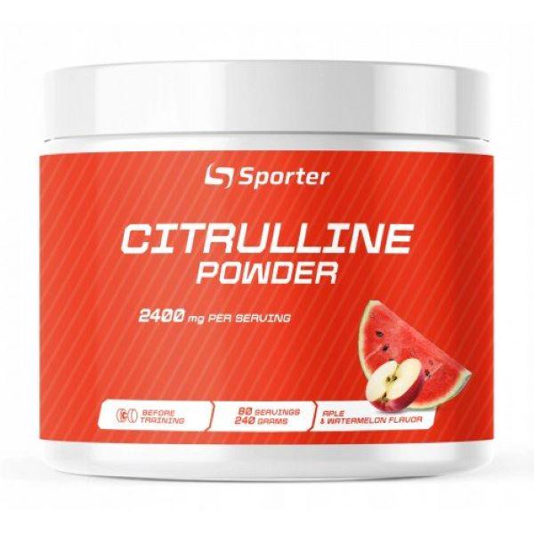 Цитрулин Sporter Citrulline Powder с арбузом/яблоком 240 г