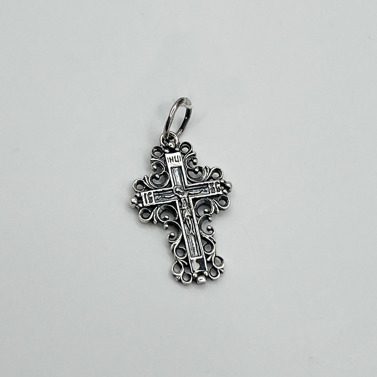 Крест православный серебряный 2,16 г (2533906816)
