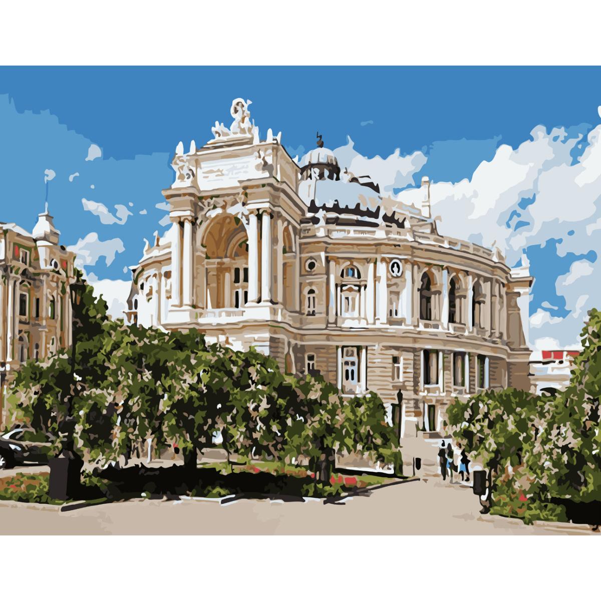 Картина по номерам Strateg Прекрасный оперный театр 40x50 см (SY6557)