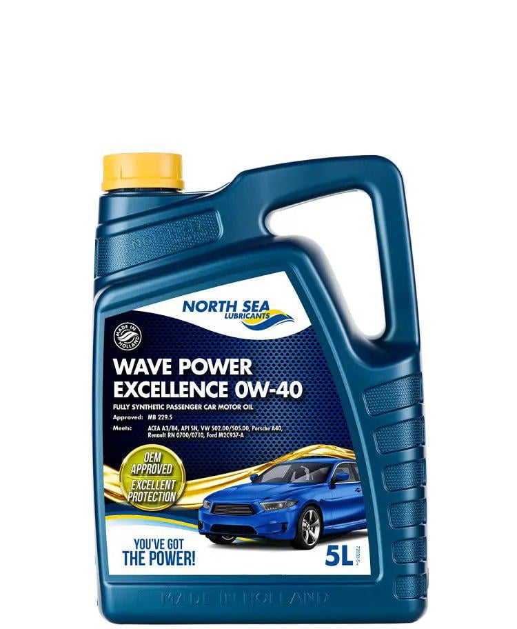 Моторное масло синтетическое WAVE POWER EXCELLENCE 0W-40 5 л (27509654)