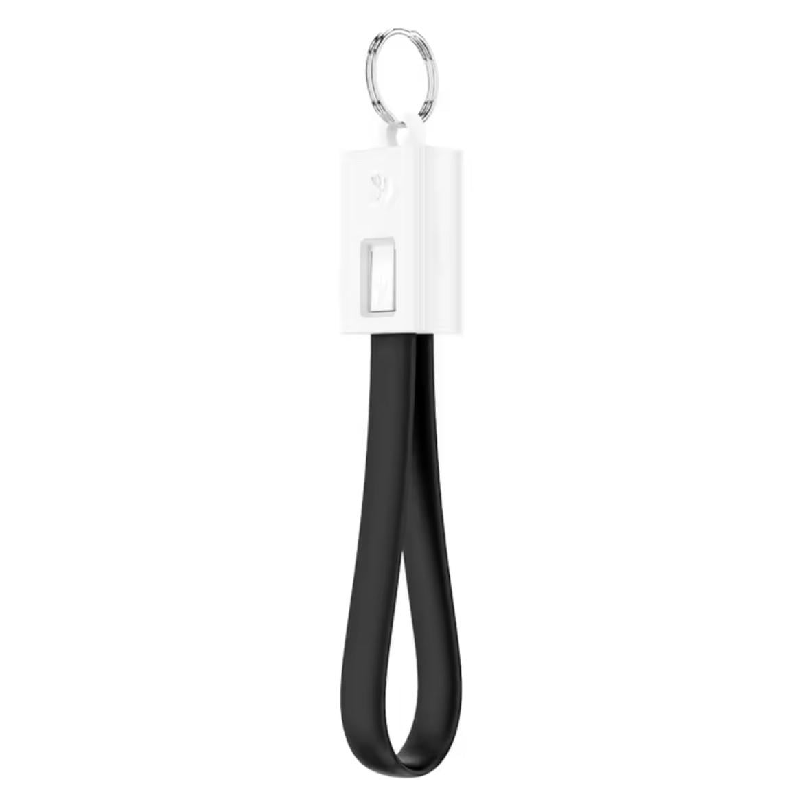 Кабель-брелок USB силиконовый разъем Type-С Черный (1839108811)