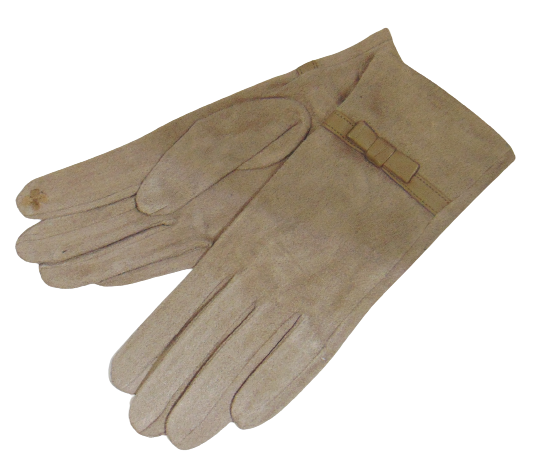 Перчатки замшевые сенсорные Anjela А2 без утеплителя р. 7,5 Кофейный (1675765439)