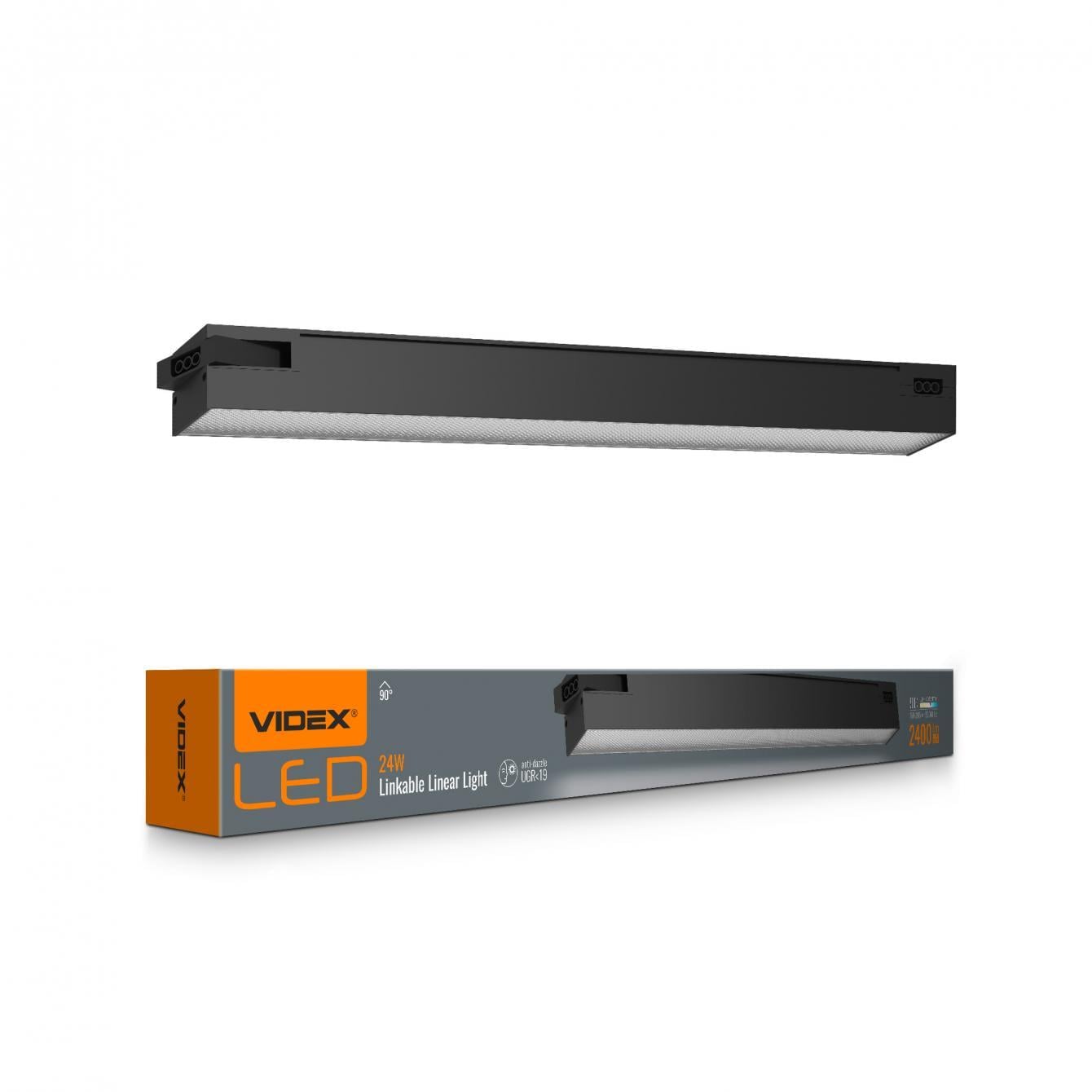 Линейный светильник магистральный Videx BNL02 24W 0,6 м 5000K 220V Black (VL-BNL02-24065B) Линейный светильник магистральный Videx BNL02 24W 0,6 м 5000K 220V Black (VL-BNL02-24065B)