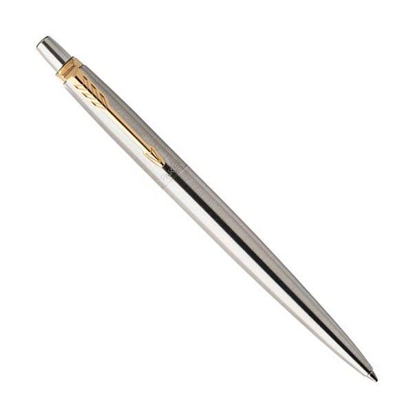 Подарочный настольный набор шариковая ручка Parker Jotter SS GT 16 032 и ежедневник Brunnen Tweed 2022 Синий (73-736 31 302) - фото 2