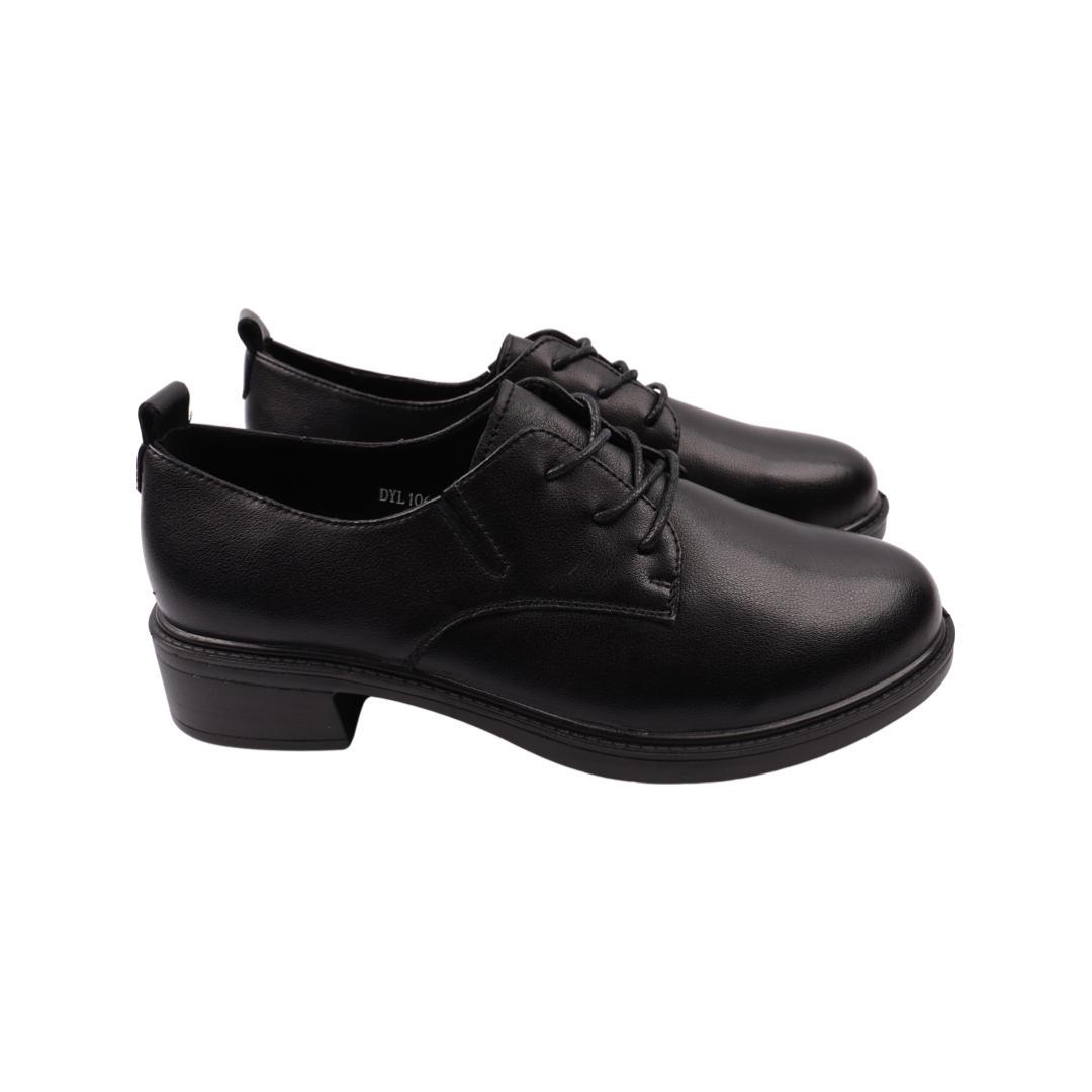 Туфли женские Renzoni из кожи р. 36 Черный (712-22DTC)