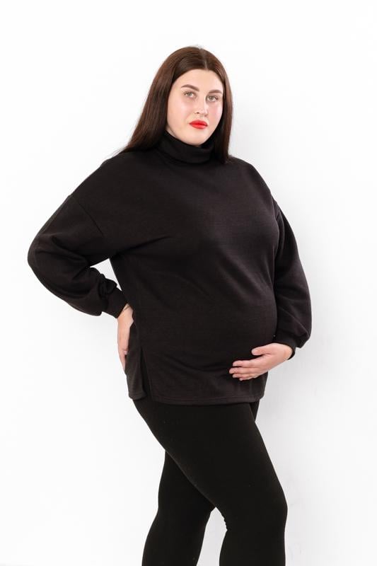 Туніка жіноча для вагітних Носи своє р. 42-46 Чорний (43437-v0)