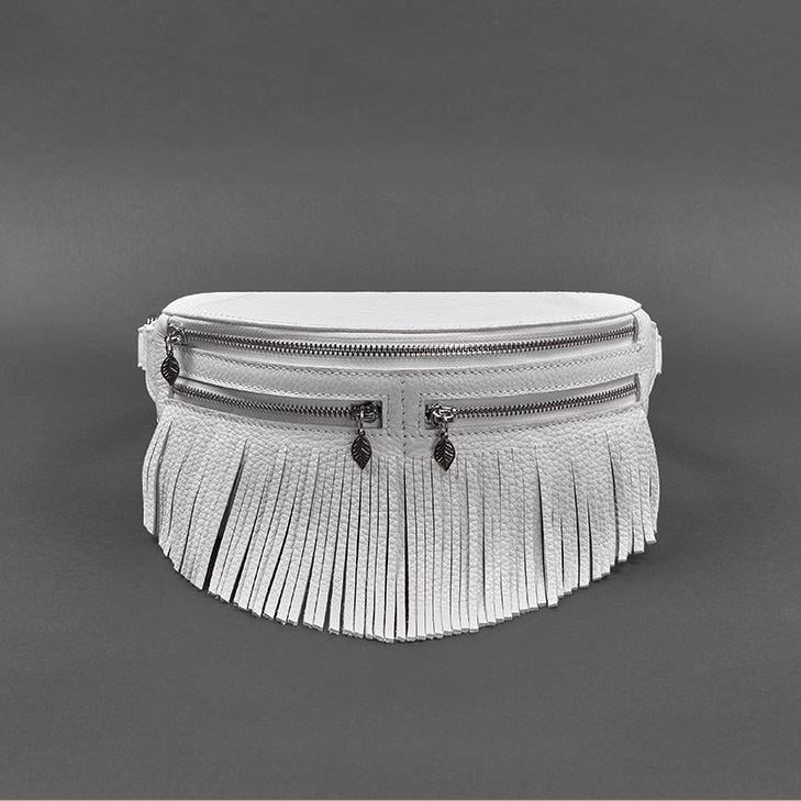 Жіноча сумка шкіряна на пояс Spirit Білий (A-027536)