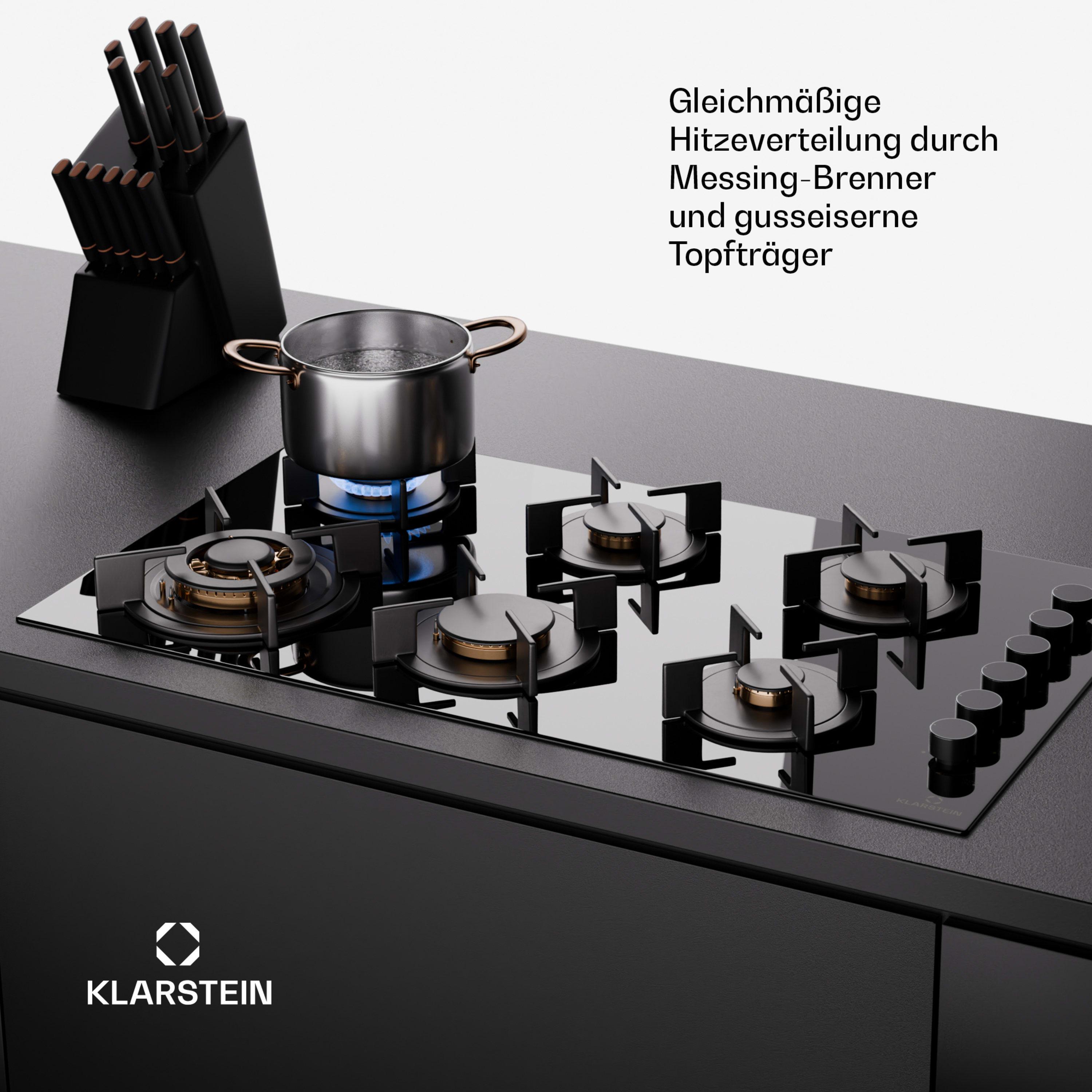Варильна поверхня газова KLARSTEIN Goldflame 6 (10045628) - фото 6