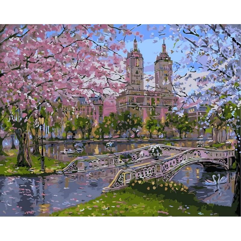 Картина по номерам Babylon Весна в парке 40x50 см (VP296)