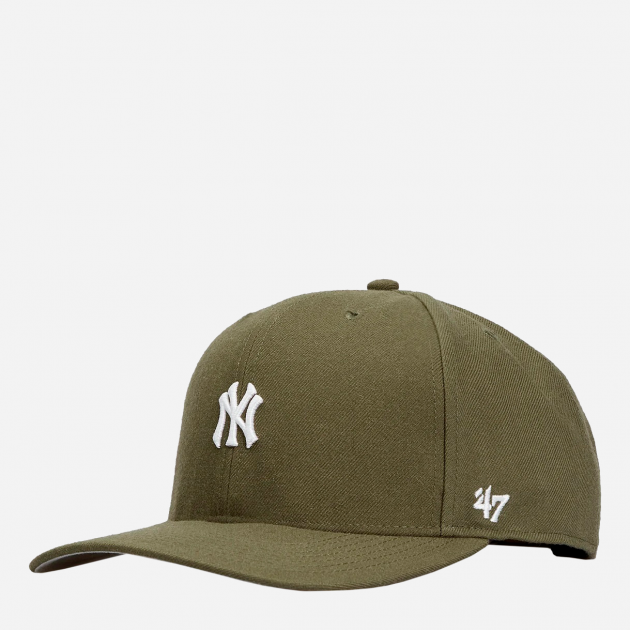 Кепка MVP 47 Brand MVP DP YANKEES BASE RUNNER Unisex OSFA Оливковий (196505372404)