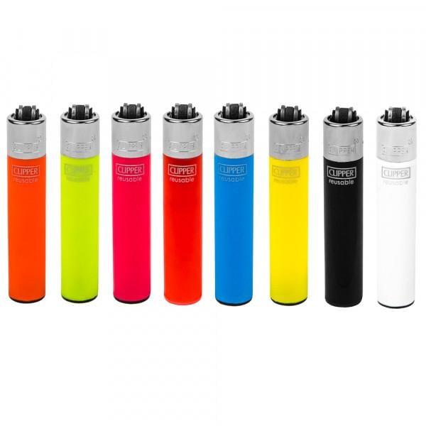 Зажигалка CLIPPER REUSABLE CP21R MEDIUM 48 шт./уп. Разноцветный