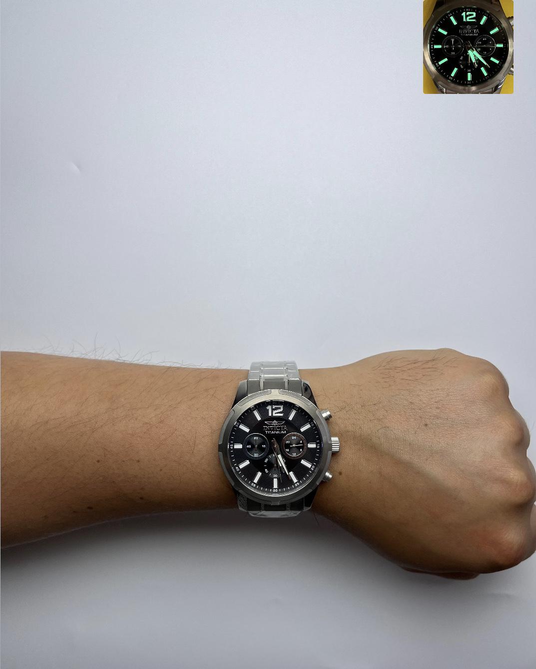 Наручний годинник чоловічий Invicta 47511 TI-22 Titanium (29078542) - фото 8 Наручний годинник чоловічий Invicta 47511 TI-22 Titanium (29078542) - фото 8