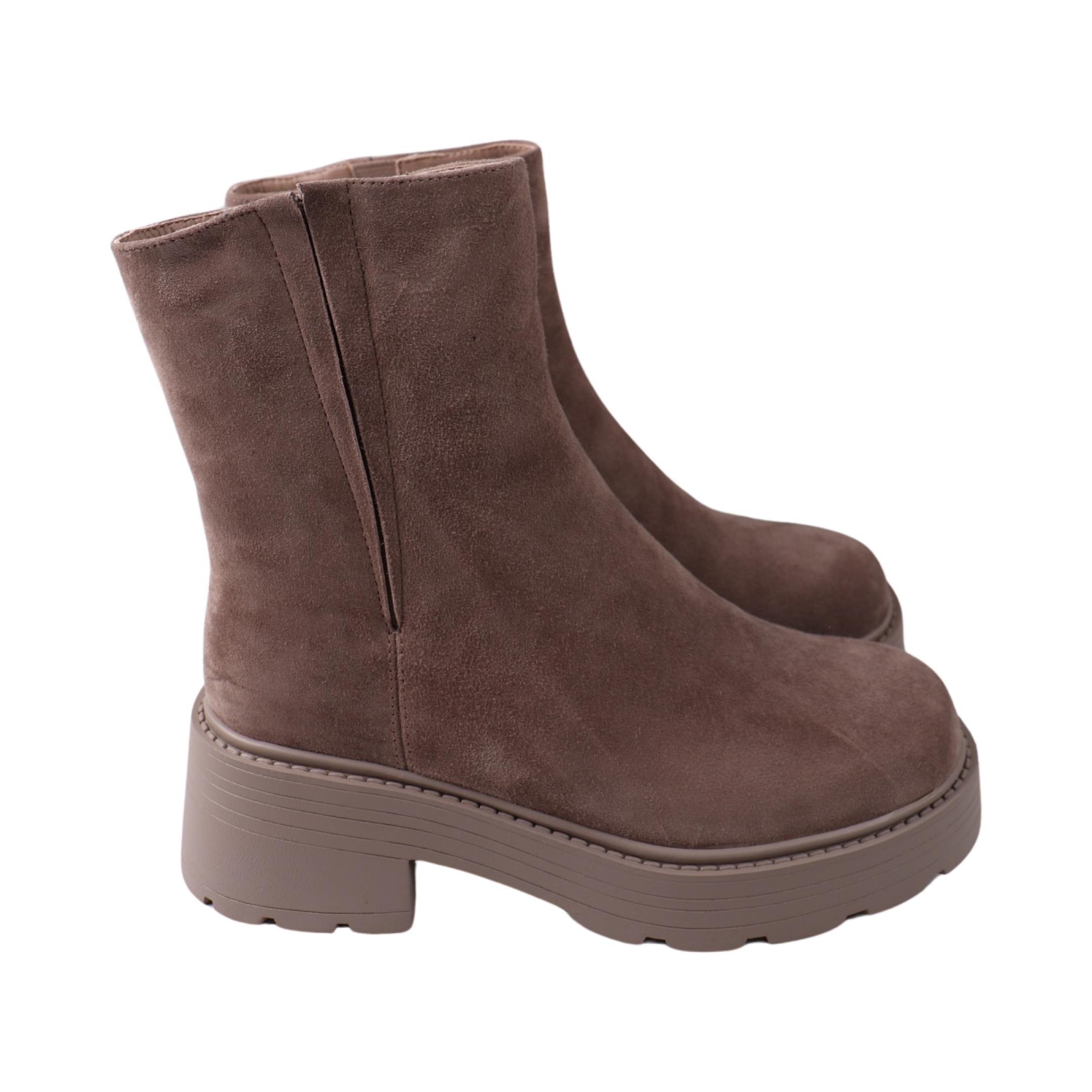 Ботинки женские Melanda 251-24ZHC натуральная замша р. 40 Капучино (29184499)