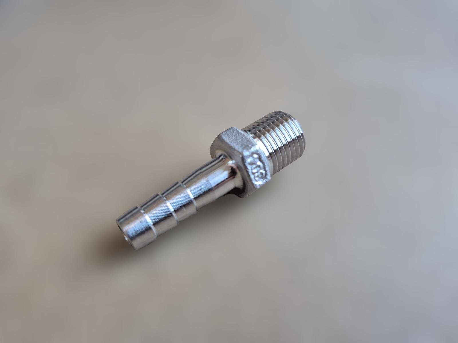 Штуцер шланговий різьбовий DN8 AISI304 BSPP Class-150 ялинка н/ж сталь ЗР 8 мм 1/4" (29203249) - фото 8 Штуцер шланговий різьбовий DN8 AISI304 BSPP Class-150 ялинка н/ж сталь ЗР 8 мм 1/4" (29203249) - фото 8