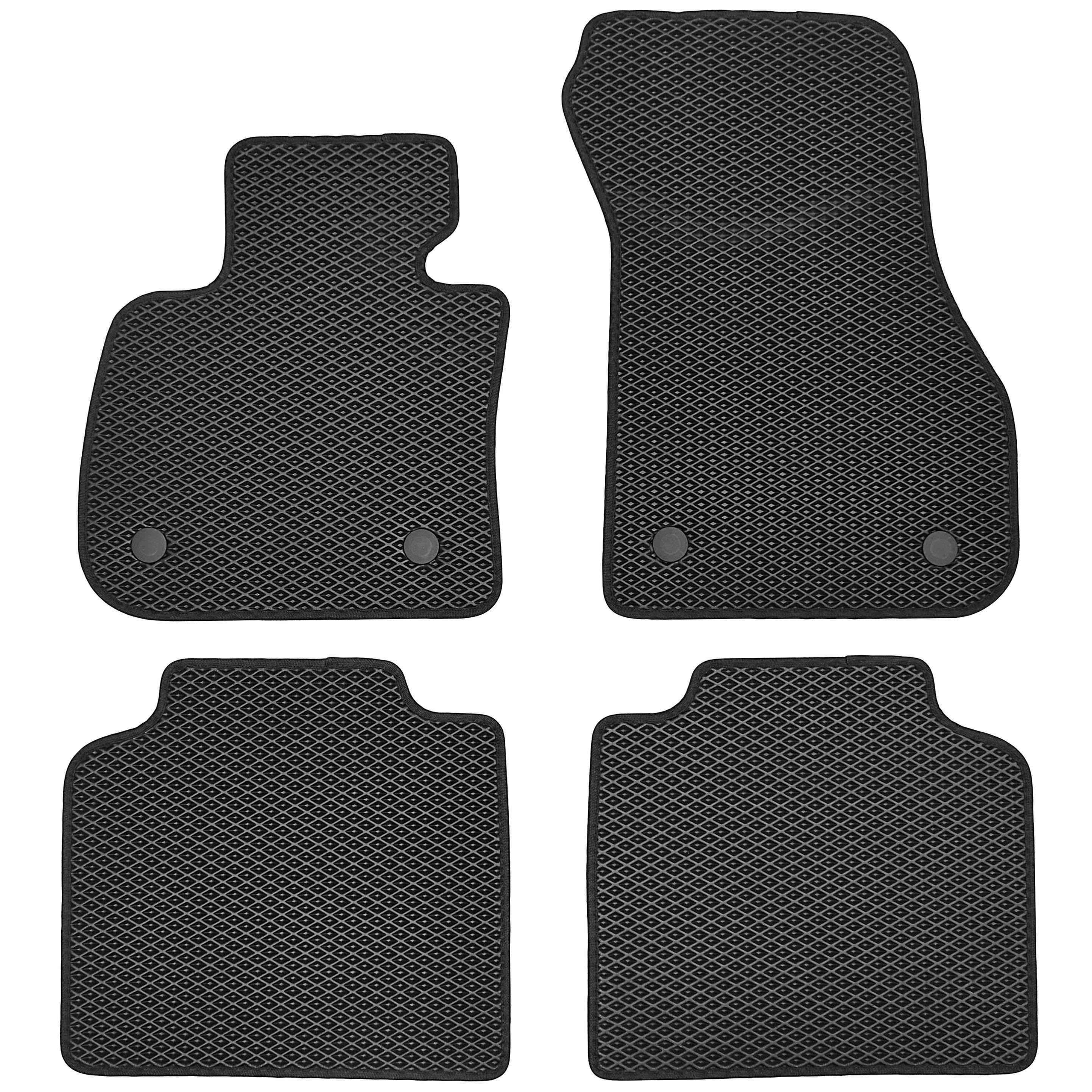 Коврики в салон Kinetic для BMW 2 F46 2013+ Gran Tourer EVA-полимерные Черный (149804)