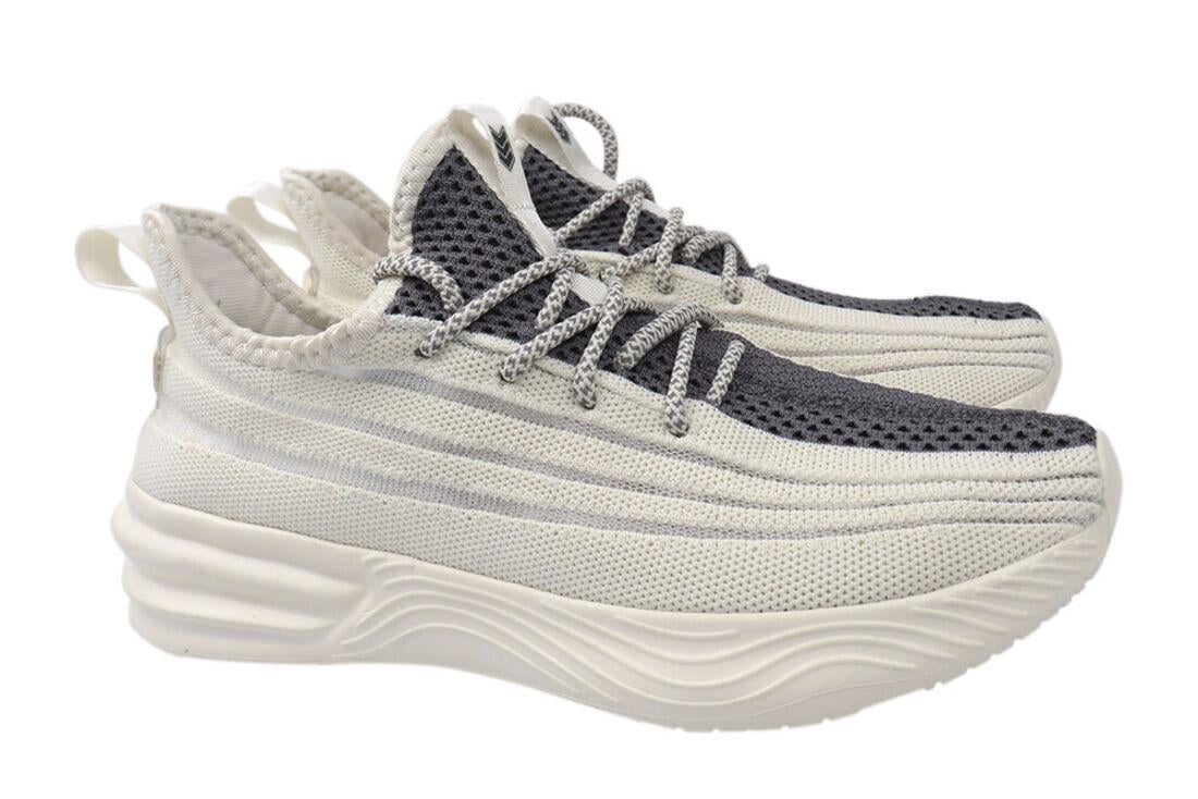 Кроссовки мужские Restime из текстиля на низком ходу на шнуровке р. 45 Бежевый (173-21/22LK)