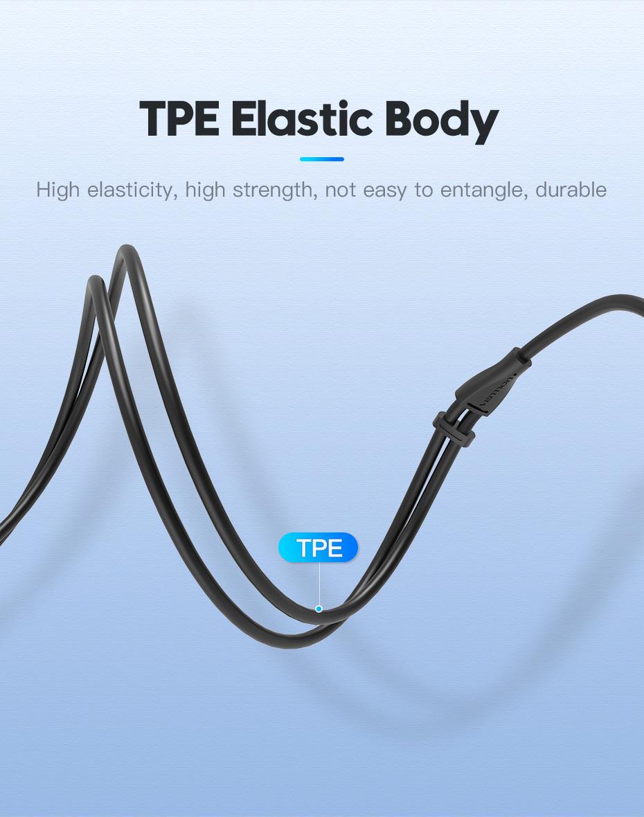 Переходник Vention 2х3.5 мм minijack-3.5 мм/minijack AUX 4-пиновый TRRS 0,6 м Черный (BBUBAB) - фото 11