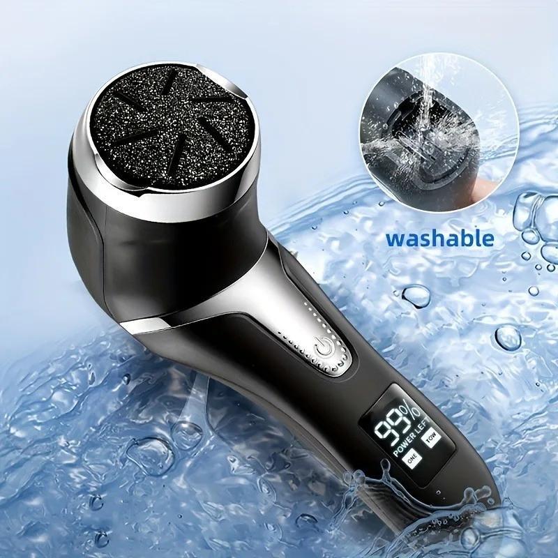 Пилка-пемза для п'ят REMOVER Callus MT-510 з LCD-дисплеєм 1200 мА/год 2 режими вологозахист Black - фото 8