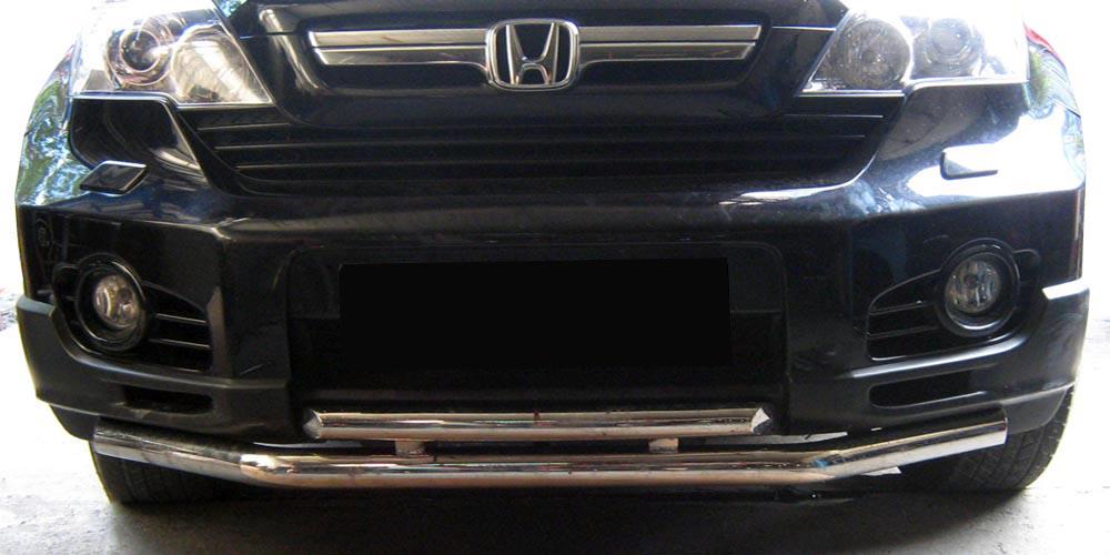 Передняя защита ST014 CAN для Honda CRV 2007-2011 гг. нержавеющая сталь Хром