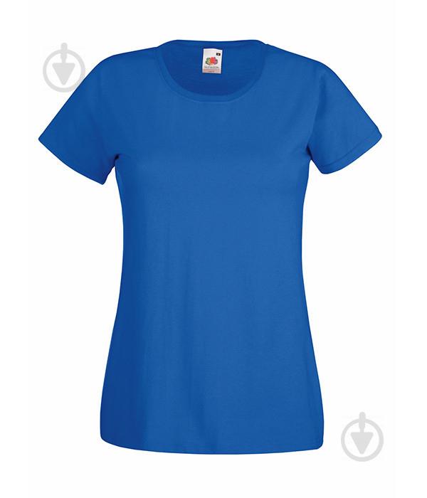 Футболка Fruit of the Loom ValueWeight S Ярко-синий (061372051S)