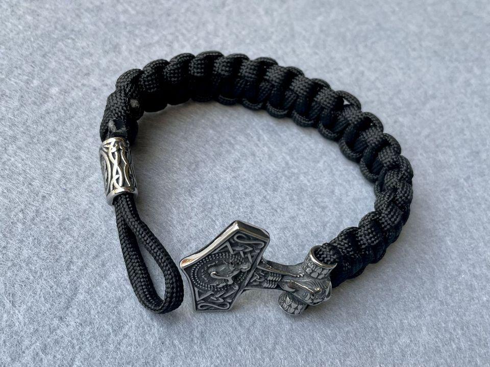 Браслет із паракорду Молот Тора