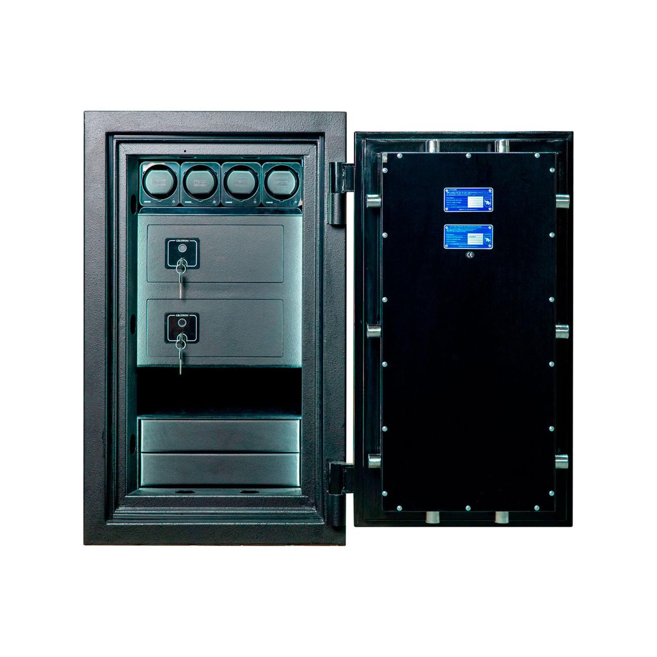 Сейф зламостійкий Griffon CL V.100.K.E FP.AW Black (29747396) - фото 3 Сейф зламостійкий Griffon CL V.100.K.E FP.AW Black (29747396) - фото 3