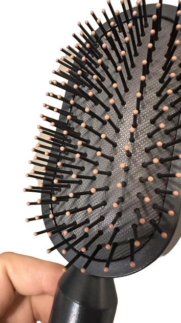 Щетка для волос массажная 3D 255х75х55 мм Оранжевый (11164) - фото 2 Щетка для волос массажная 3D 255х75х55 мм Оранжевый (11164) - фото 2
