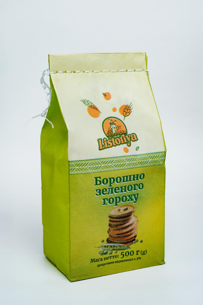 Борошно зеленого гороху Listoriya 500 г (567569)