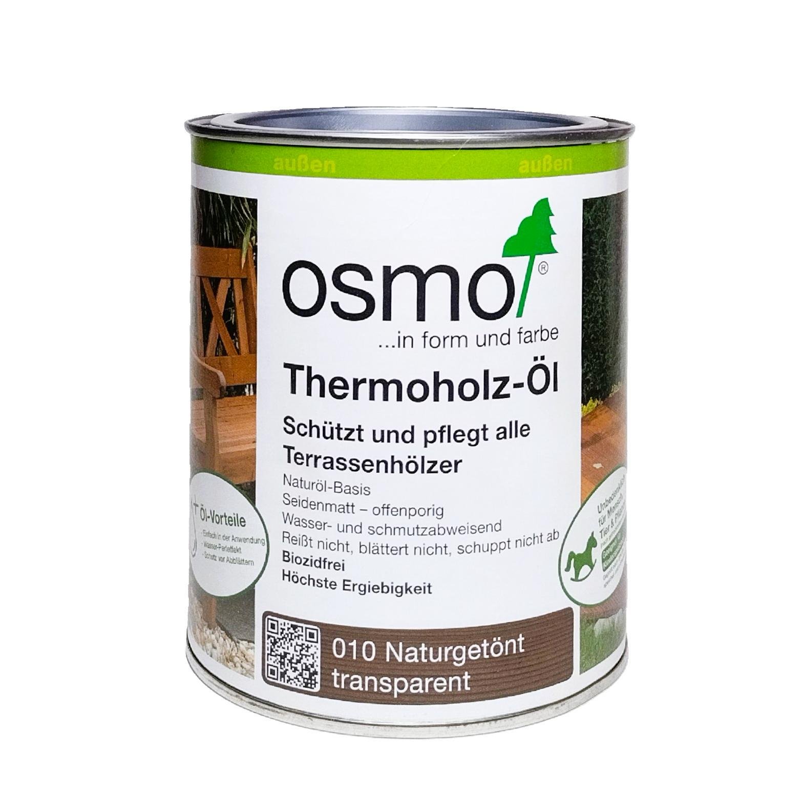 Олія з твердим воском для терас Osmo Terrassen-Öl 0,75 л Термодеревина (010-075)