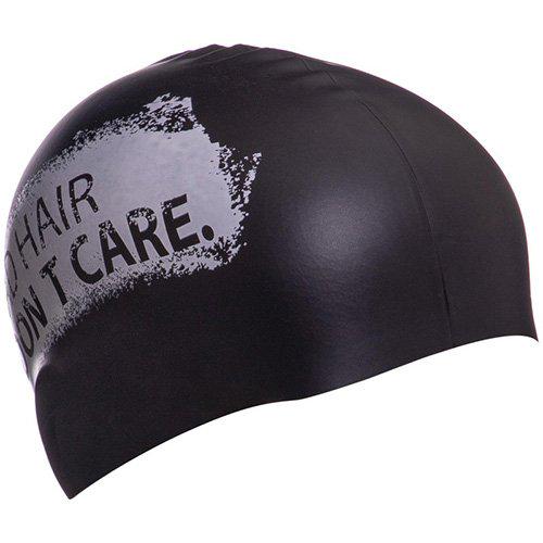 Шапочка для плавания Mad Wave Don't Care M055717 Черный (60444157) - фото 3 Шапочка для плавания Mad Wave Don't Care M055717 Черный (60444157) - фото 3