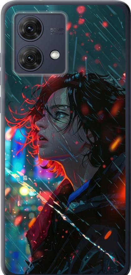 Чехол на Motorola Moto G84 Ночные огни (6096u-3344-42517)