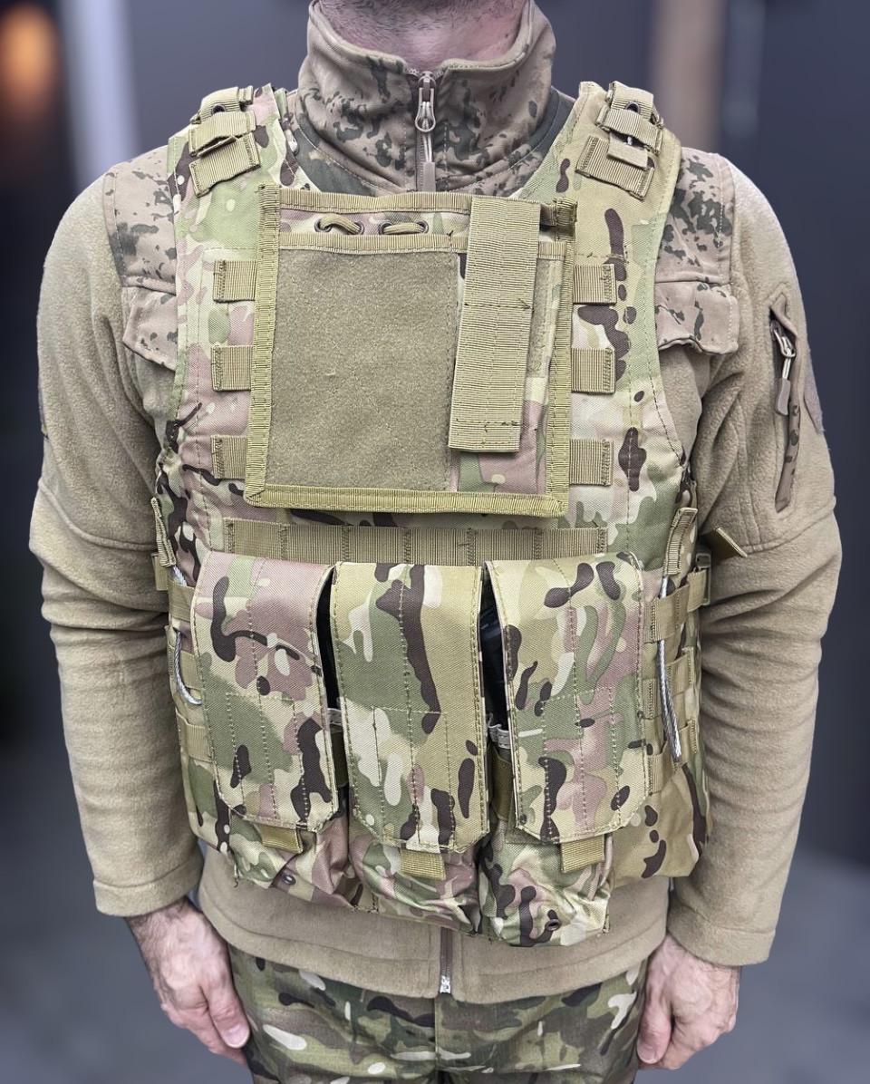 Плитоноска Yakeda molle Multicam (1715216845) Плитоноска Yakeda molle Multicam (1715216845)