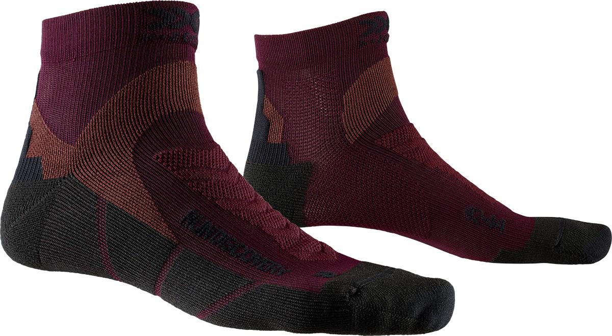 Бігові шкарпетки X-SOCKS Run Discovery 4.0 XS-RS18S19U-R003 р. 39/41 Dark Ruby/Opal Black