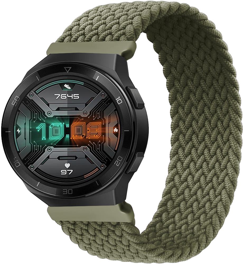 Ремешок Solo Loop для Huawei Watch GT2e 46 мм (155 мм) Khaki (22255-17) Ремешок Solo Loop для Huawei Watch GT2e 46 мм (155 мм) Khaki (22255-17)