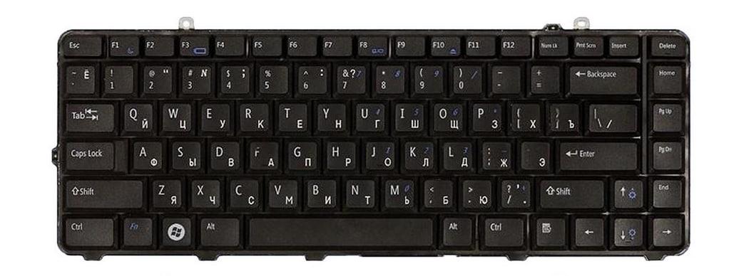 Клавиатура для ноутбука Dell Studio 1557 матовая (0D343C)