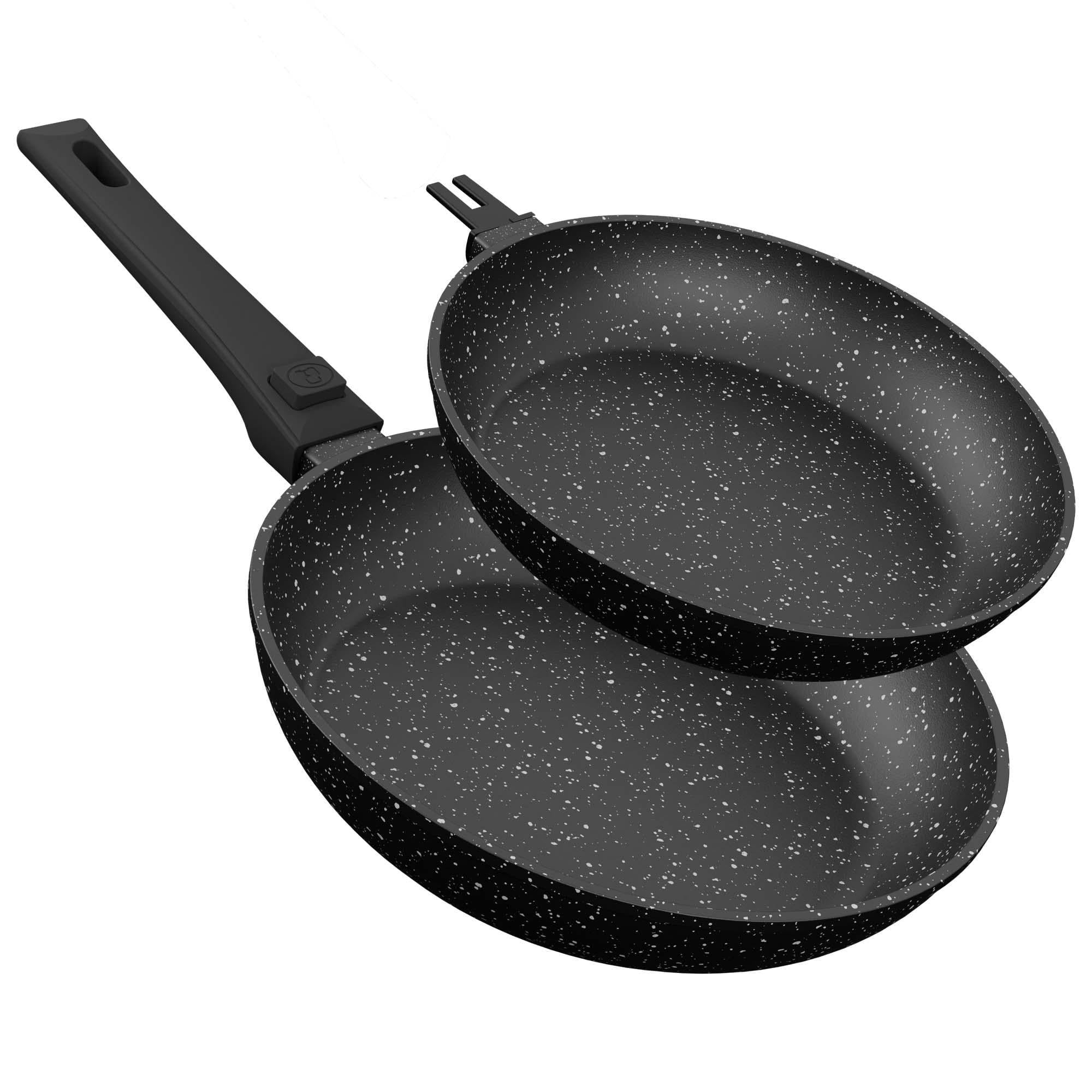 Сковородки Krauff Transform Vizo кованый алюминий со съемной ручкой 24/28 см (14952898)