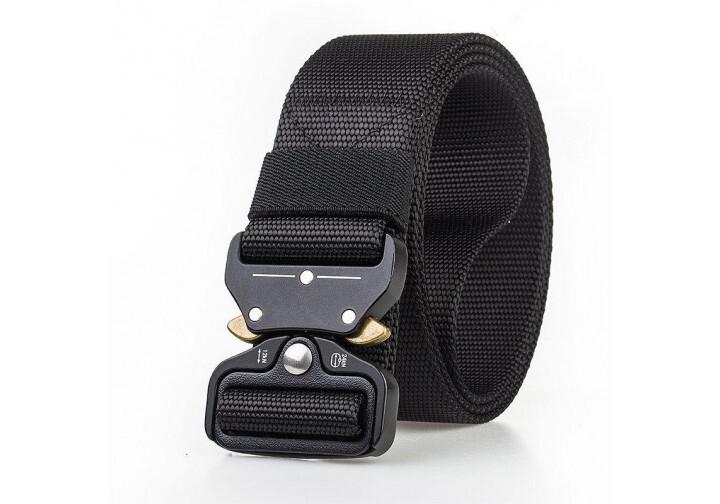 Ремінь військовий Assault Belt із пряжкою Кобра Чорний (1104-B)