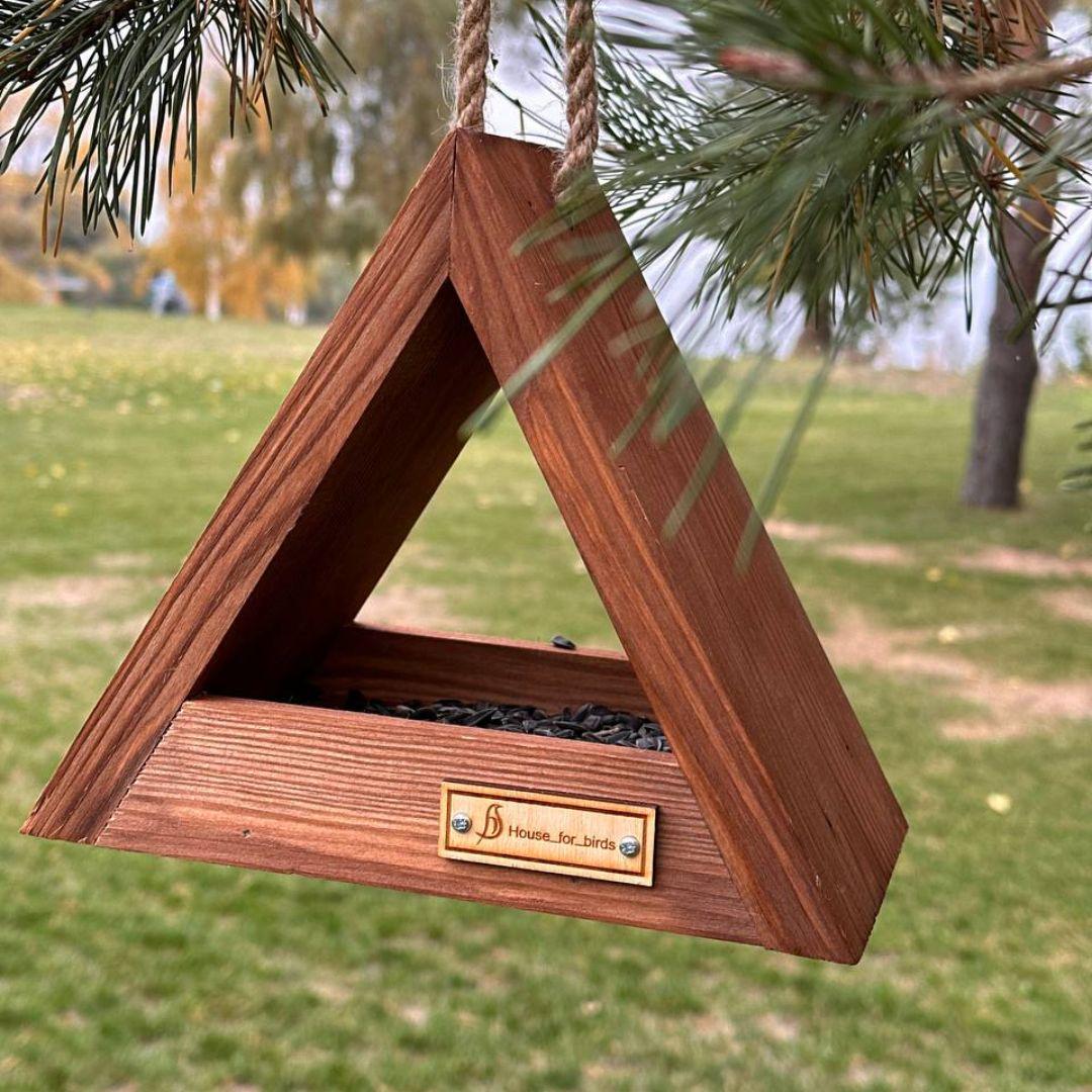 Годівниця для птахів підвісна садова House for birds Вігвам - фото 2