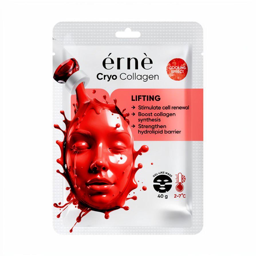 Маска-ліфтинг для обличчя Erne Cryo collagen 40 г (371507) Маска-ліфтинг для обличчя Erne Cryo collagen 40 г (371507)