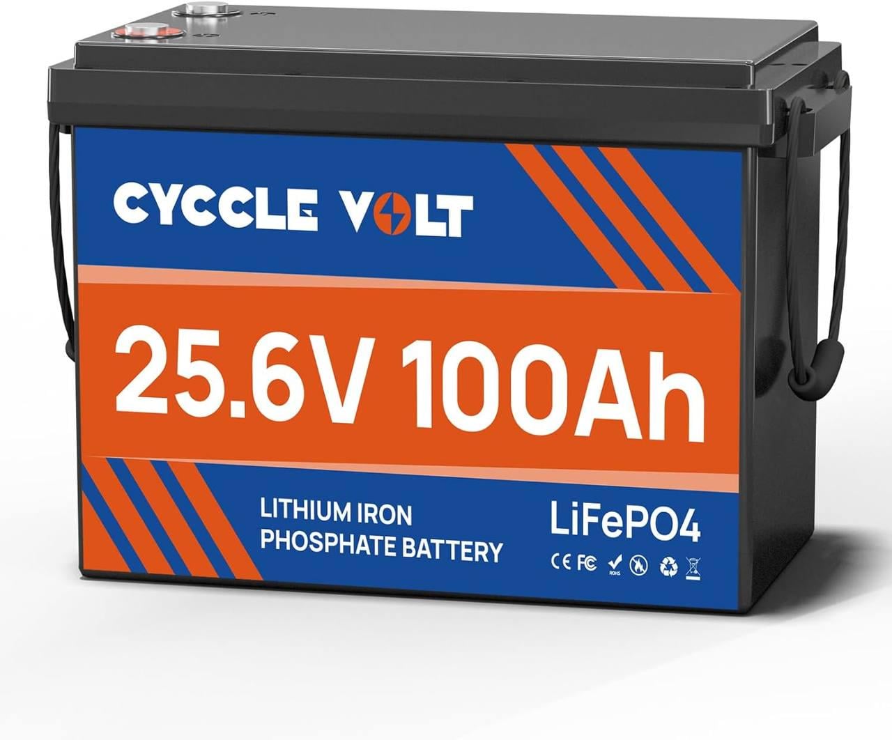 Аккумулятор литий-железо-фосфатный Cyccle Volt 25,6V 100 Ah для резервного питания дома/квартиры/ИБП/инвертора (31943929) Аккумулятор литий-железо-фосфатный Cyccle Volt 25,6V 100 Ah для резервного питания дома/квартиры/ИБП/инвертора (31943929)