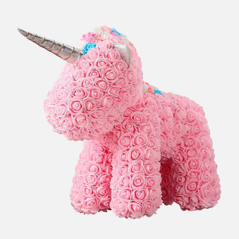 Единорог из роз 3D Flower Unicorn в подарочной упаковке Единорог из роз 3D Flower Unicorn в подарочной упаковке