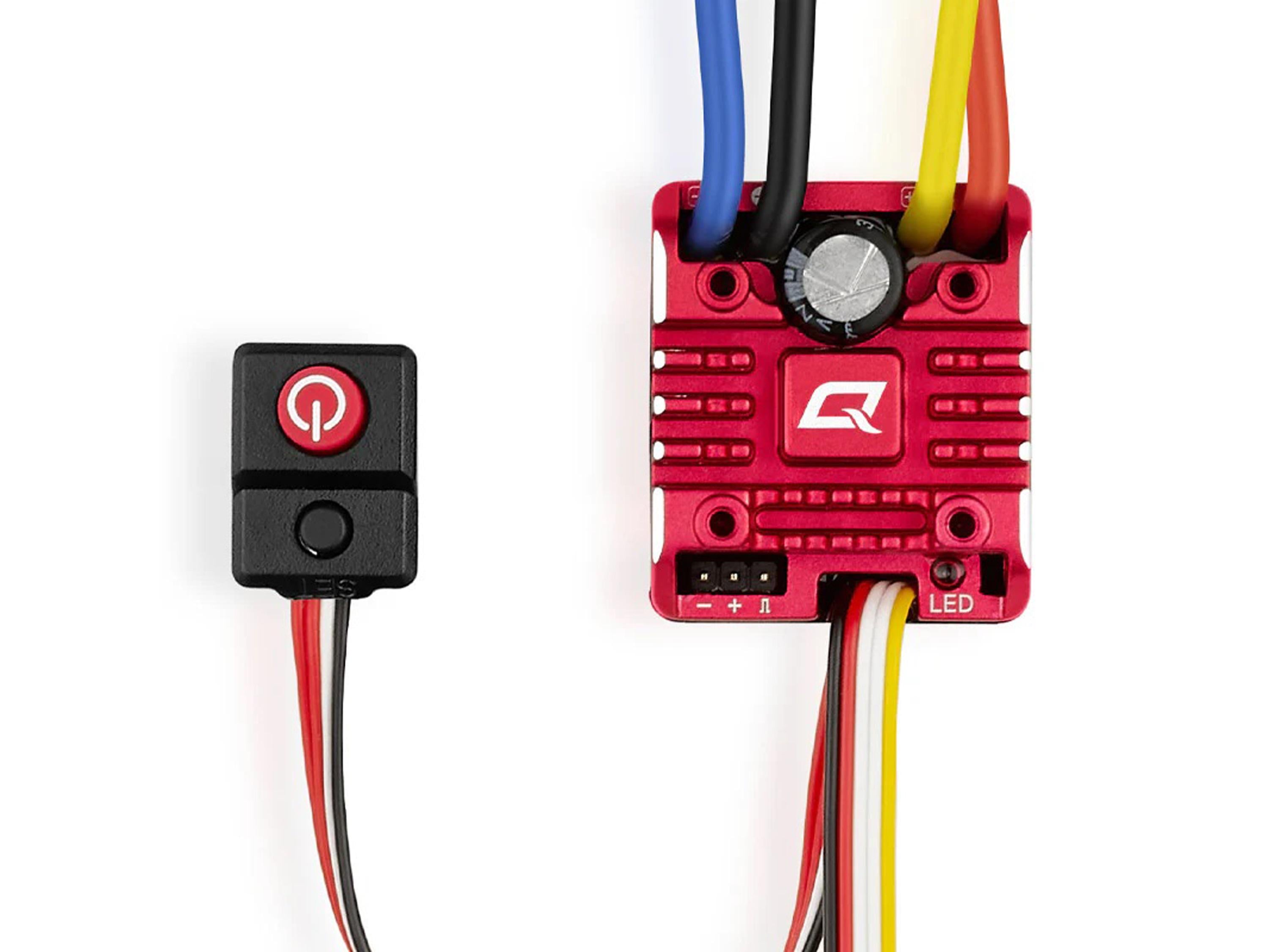 Регулятор двигателя ESC 80A Hobbywing QuicRun WP 1080 G2 2-3S T-Plug для RC-моделей водостойкий (00-00028699)